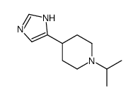 4-(1H-IMIDAZOL-4-YL)-1-ISOPROPYL-PIPERIDINE结构式