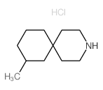 3-Azaspiro[5.5]undecane,8-methyl-, hydrochloride (1:1)结构式