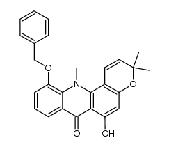 11-benzyloxynoracronycine Structure