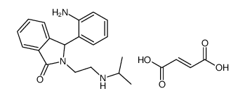 3-(2-aminophenyl)-2-[2-(propan-2-ylamino)ethyl]-3H-isoindol-1-one,but-2-enedioic acid Structure