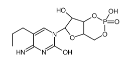 4-amino-1-[(6R,7R)-2,7-dihydroxy-2-oxo-4a,6,7,7a-tetrahydro-4H-furo[3,2-d][1,3,2]dioxaphosphinin-6-yl]-5-propylpyrimidin-2-one Structure