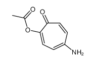 (4-amino-7-oxocyclohepta-1,3,5-trien-1-yl) acetate结构式