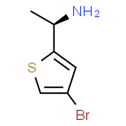 (R)-1-(4-Bromothiophen-2-yl)ethan-1-amine structure