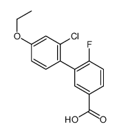 3-(2-chloro-4-ethoxyphenyl)-4-fluorobenzoic acid Structure