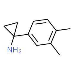 1-(3,4-dimethylphenyl)cyclopropan-1-amine hydrochloride structure