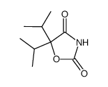 2,4-Oxazolidinedione,5,5-bis(1-methylethyl)-(9CI)结构式