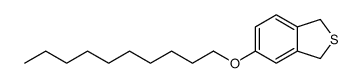 5-decoxy-1,3-dihydro-2-benzothiophene结构式