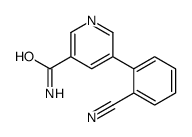 5-(2-cyanophenyl)pyridine-3-carboxamide Structure