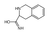 (3S)-1,2,3,4-tetrahydroisoquinoline-3-carboxamide结构式