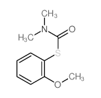 1-(2-methoxyphenyl)sulfanyl-N,N-dimethyl-formamide Structure