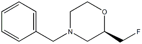 (2R)-2-(氟甲基)-4-苄基吗啉结构式