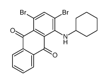 2,4-dibromo-1-(cyclohexylamino)anthracene-9,10-dione Structure