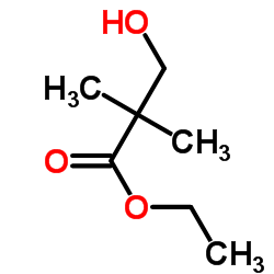 2-羟甲基异丁酸乙酯结构式