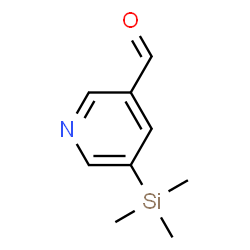 3-Pyridinecarboxaldehyde,5-(trimethylsilyl)-(9CI) picture