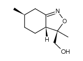 ((3R,3aR,6R)-3,6-dimethyl-3,3a,4,5,6,7-hexahydrobenzo[c]isoxazol-3-yl)methanol Structure