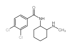 N-(2-methylaminocyclohexyl)-3,4-dichlorobenzamide structure