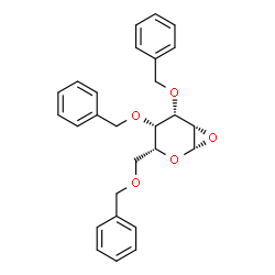 1,2-anhydro-3,4,6-tri-O-benzyltalopyranose结构式