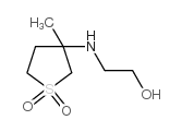 2-(3-METHYL-1,1-DIOXO-TETRAHYDRO-1-THIOPHEN-3-YLAMINO)-ETHANOL structure