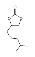 4-(2-methylpropoxymethyl)-1,3-dioxolan-2-one Structure