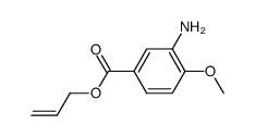 Benzoic acid, 3-amino-4-methoxy-, 2-propenyl ester (9CI)结构式