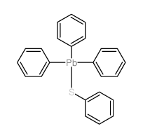 Plumbane,triphenyl(phenylthio)-结构式