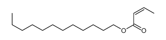 dodecyl but-2-enoate Structure