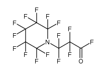 perfluoro-(3-piperidinopropionyl fluoride)结构式