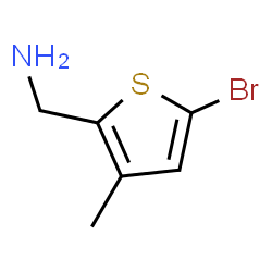 5-bromo-3-methyl-2-Thiophenemethanamine Structure