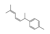 1-methyl-4-(6-methylhepta-3,5-dien-2-yl)benzene结构式