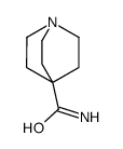 1-azabicyclo[2.2.2]octane-4-carboxamide结构式