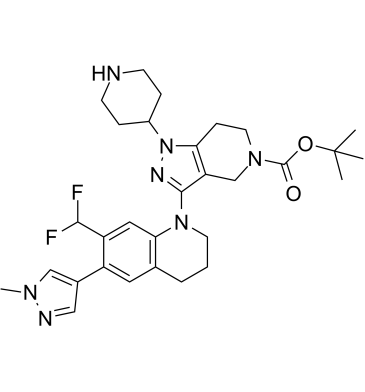 Piperidine-GNE-049-N-Boc Structure