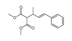 (E)-dimethyl 2-(4-phenylbut-3-en-2-yl)malonate Structure