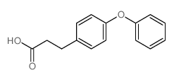 3-(4-苯氧基苯基)丙酸结构式