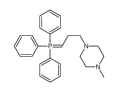 3-(4-methylpiperazin-1-yl)propylidene-triphenyl-λ5-phosphane Structure