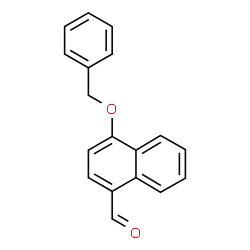 4-Benzyloxynaphthalene-1-carboxaldehyde structure