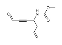 Carbamic acid,[1-(3-oxo-1-propynyl)-3-butenyl]-,methyl ester (9CI)结构式