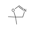 5,5-dimethyl-4H-1,3-oxazole结构式