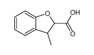 3-Methyl-2,3-dihydrobenzofuran-2-carboxylic acid结构式