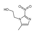 2-Nitro-5-methyl-1H-imidazole-1-ethanol结构式