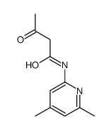 N-(4,6-DIMETHYL-2-PYRIDINYL)-3-OXOBUTANAMIDE结构式