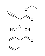 2-[2-(1-cyano-2-ethoxy-2-oxoethylidene)hydrazinyl]benzoic acid结构式