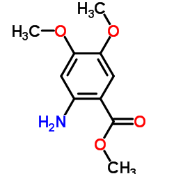 Methyl 2-amino-4,5-dimethoxybenzoate Structure