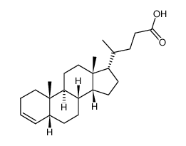 chol-3-en-24-oic acid Structure