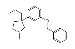 3-(3-Benzyloxyphenyl)-1-methyl-3-propylpyrrolidine Structure