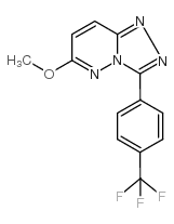 6-METHOXY-3-[4-(TRIFLUOROMETHYL)PHENYL][1,2,4]TRIAZOLO[4,3-B]PYRIDAZINE Structure