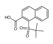 1-t-Butylsulfonyl-2-naphthoesaeure Structure