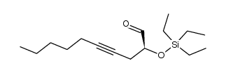 (S)-2-[(triethylsilyl)oxy]-4-decynal Structure