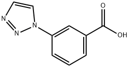 3-(1H-1,2,3-三氮唑-1-基)苯甲酸结构式