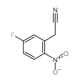 5-氟-2-硝基苯乙腈结构式