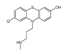 2-Chloro-10-[3-(methylamino)propyl]-10H-phenothiazin-7-ol Structure